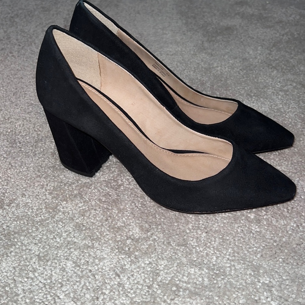 Botker Black Suede Pumps